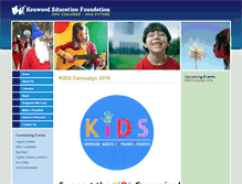 Tablet Screenshot of kenwoodeducationfoundation.org